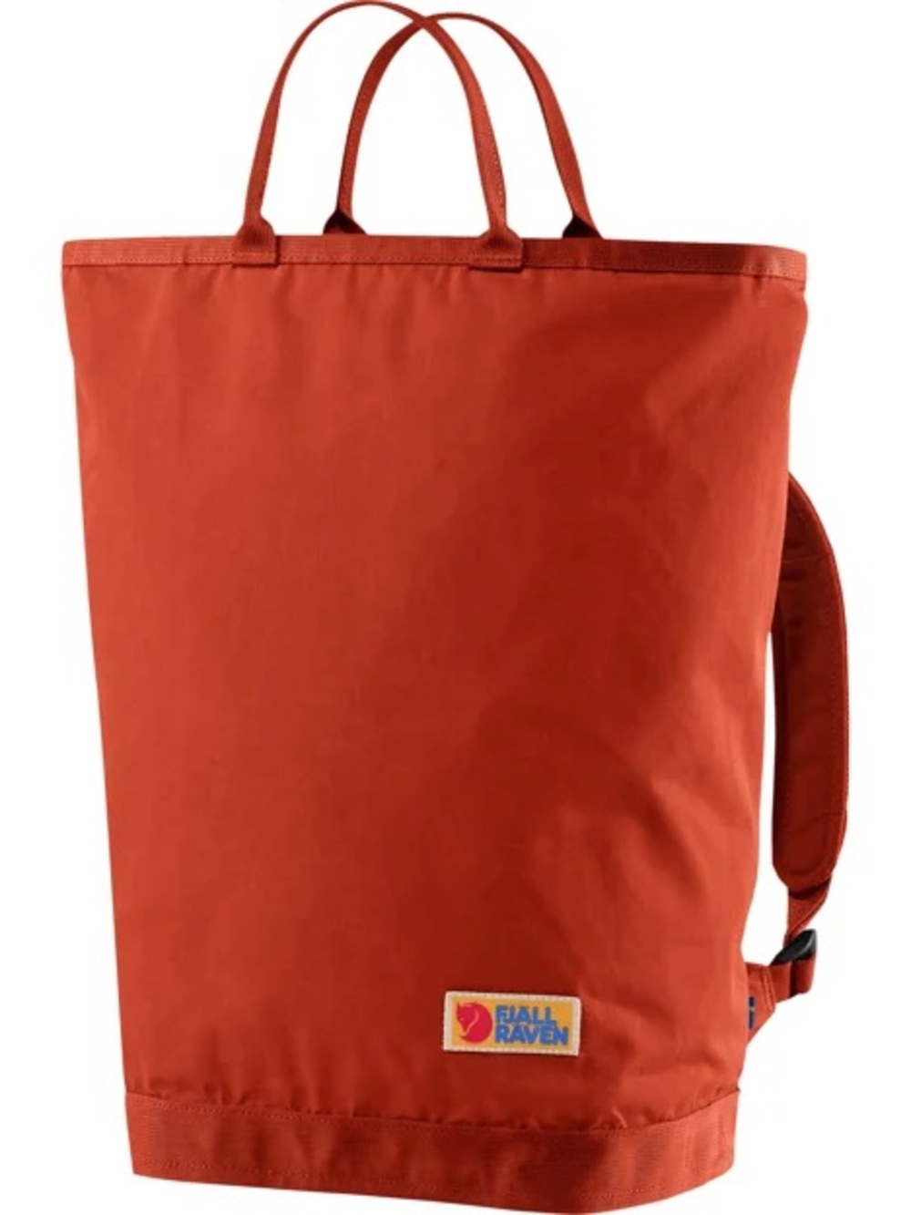 Fjallraven Red Orange Tote-Style Backpack